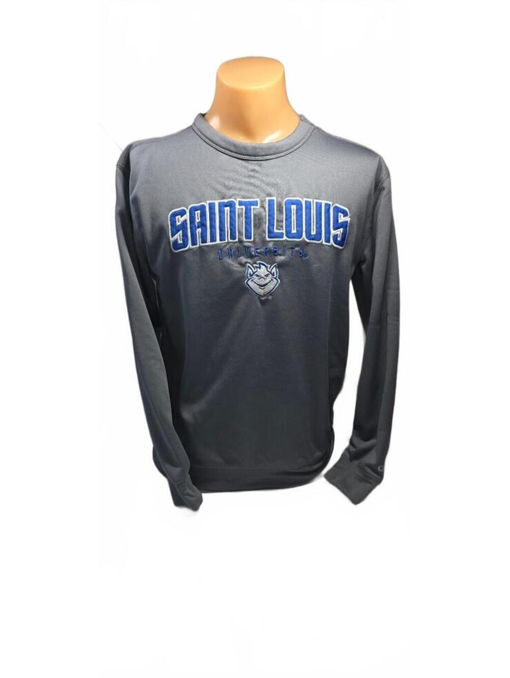 Champion Saint Louis University Long Sleeve Pullover Sweatshirt - Medium